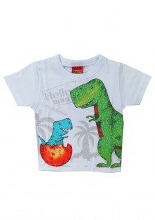 Camiseta Bebê Hello Dino - Kyly