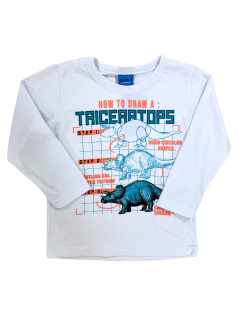 Camiseta Infantil Triceratops - WRK