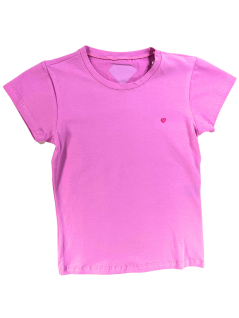 Blusa Infantil Básica Manga Curta Lisa - Rovitex