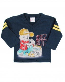 Camiseta Bebê Manga longa Hip Hop - Kaiani