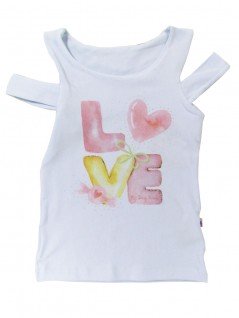 Blusa Infantil Menina Love  - Big Day