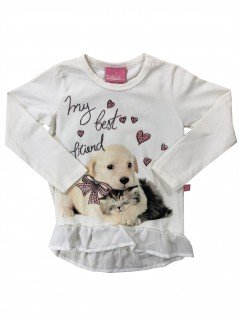 Blusa Infantil My Best Friend - Le Petit