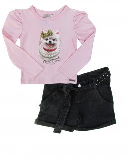 Conjunto Infantil Charmosinha - Carinhoso