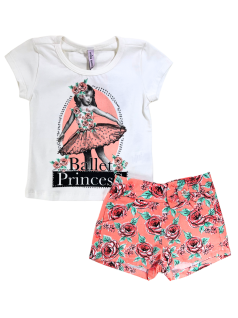 Conjunto Infantil Ballet Princess - Turma da Malha