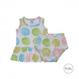 Conjunto Bebê Regata  Bata Bolas - Piu Blu