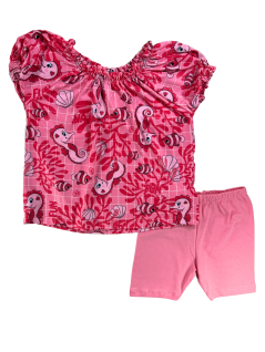Conjunto Infantil Feminino Cavalo Marinho - Big Day