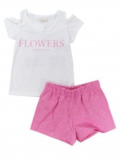 Conjunto Infantil Feminino Flower - Trick Nick