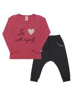 Conjunto Bebê Feminino In With Myself - Livy
