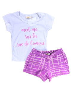 Conjunto infantil Menina L'amour - Trick Nick