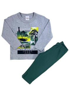 Conjunto Infantil Meia Estação Dinossauros - Elian