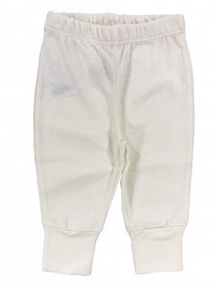 Culote para Bebê com Pé Reversível Creme - Piu Blu