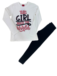 Conjunto infantil  Feminino This Girls - Elian