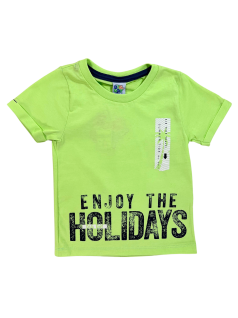 Camiseta Bebê Enjoy the Holidays - Big Day