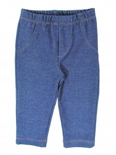 Calça em Malha Jeans para Bebê - Piu Blu