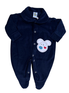 Macacão Bebê Básico em Plush Diversas Cores - Tutti Kids