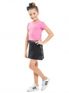 Saia Infantil em Moletinho Careca - Minore