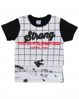 Camiseta Infantil Strong Skater Boy - Alenice