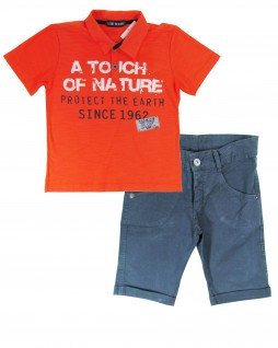 Conjunto Infantil Polo Touch of Nature - Arte Menor