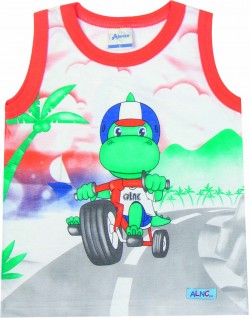 Camiseta Regata para Bebê Triciclo - Alenice