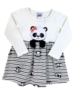 Vestido Infantil em Cotton Panda - Elian