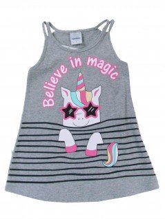Vestido Bebê Regata Believe in Magic - Rovitex