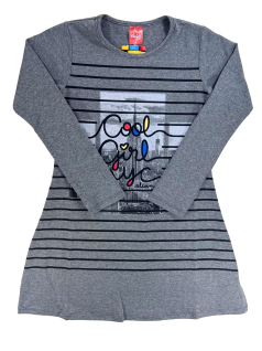 Vestido infantil Manga Longa Cool Girl - Elian
